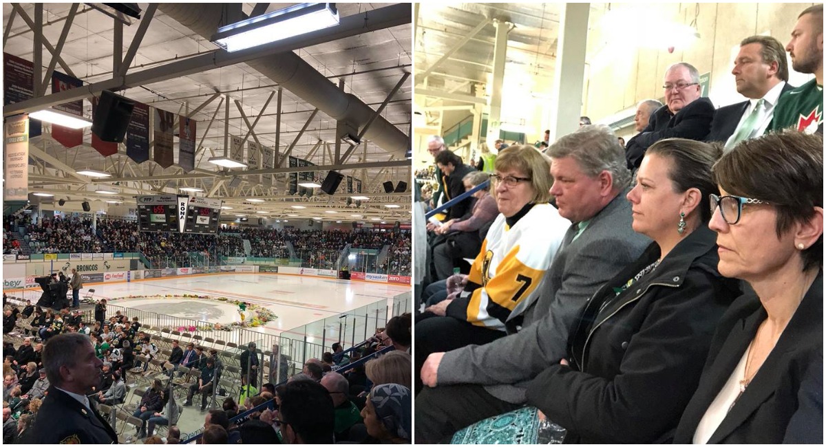 Vigil in honour of Humboldt Broncos bus crash victims