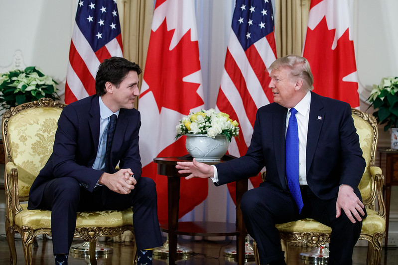 Prime Minister Trudeau meets with President Trump in London. December 3, 2019.r//rLe premier ministre Trudeau rencontre le président Trump à Londres. 3 décembre 2019.