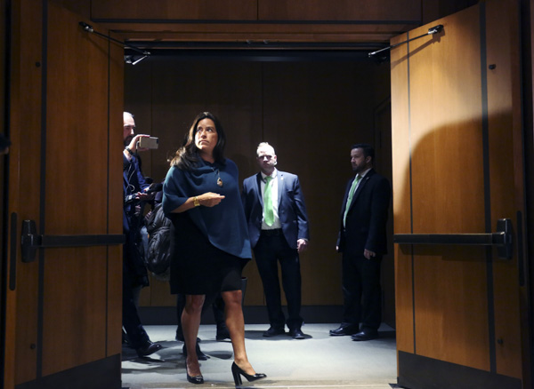 Jody Wilson-Raybould appears as witness before on Feb. 27, 2019, before the Standing Committee on Justice and Human Rights to give testimony regarding her knowledge of the SNC-Lavalin affair when holding the post of Attorney General. The Hill Times photograph by Andrew Meade