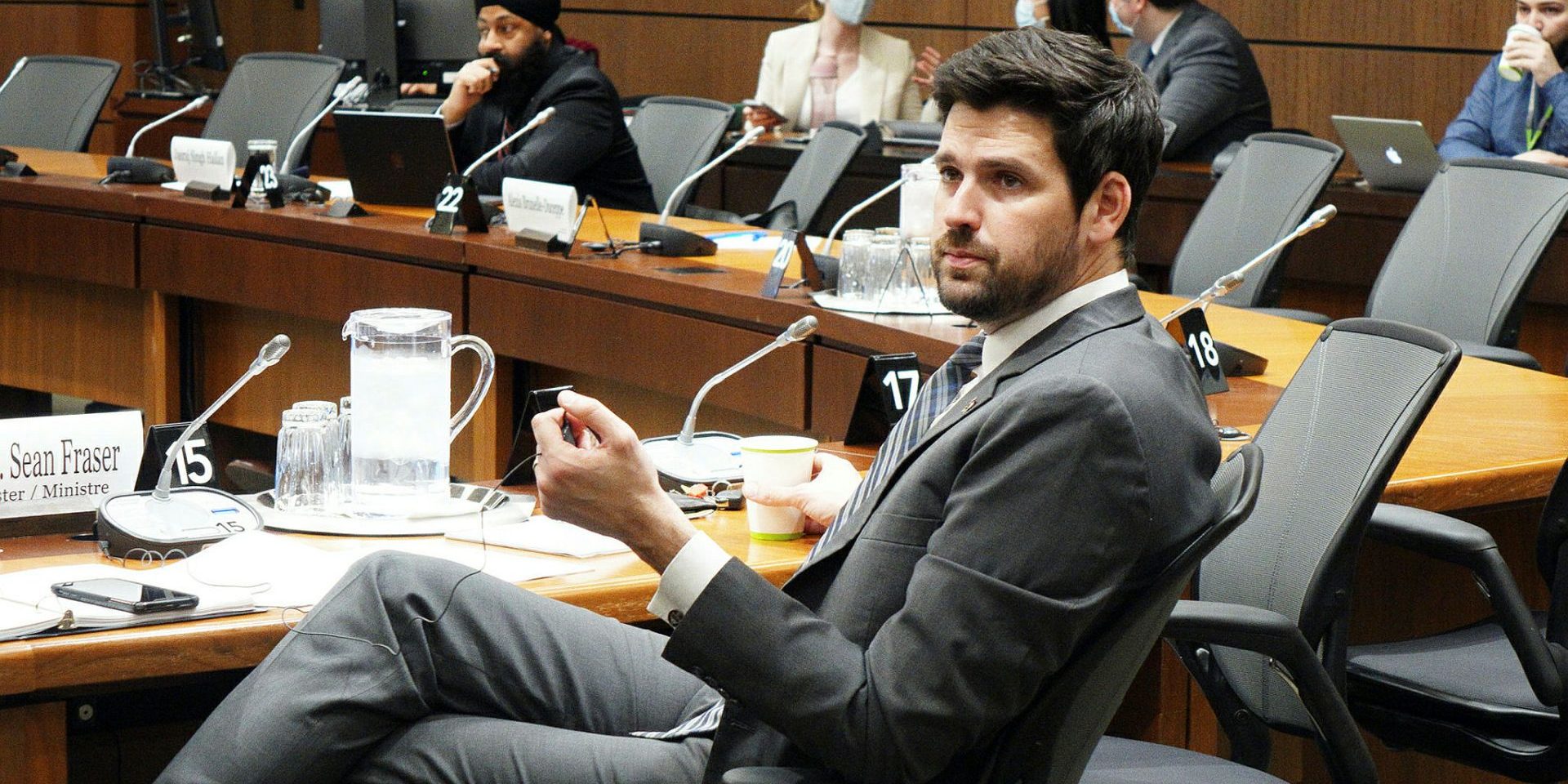 Sean Fraser, Minister of Immigration, Refugees and Citizenship appears as a witness before the  Special Committee on Afghanistan on April 25, 2022, to answer questions about the resettlement of Afghans displaced by the conflict in their country. The Hill Times photograph by Sam Garcia
