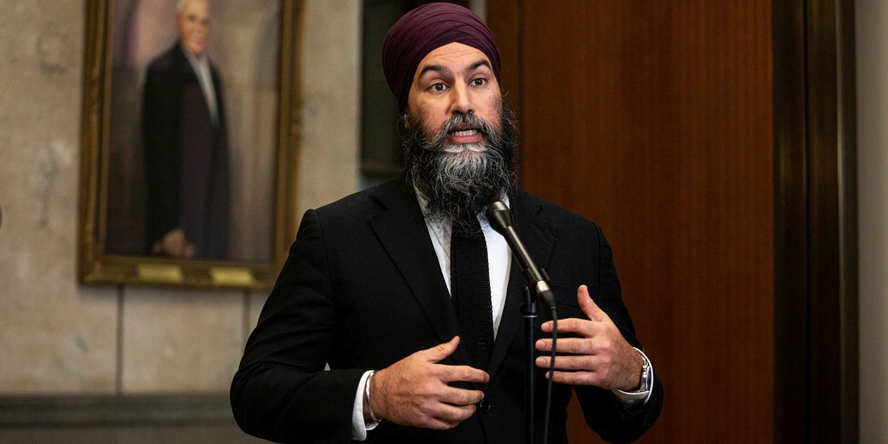 Jagmeet Singh. The Hill Times photograph by Andrew Meade