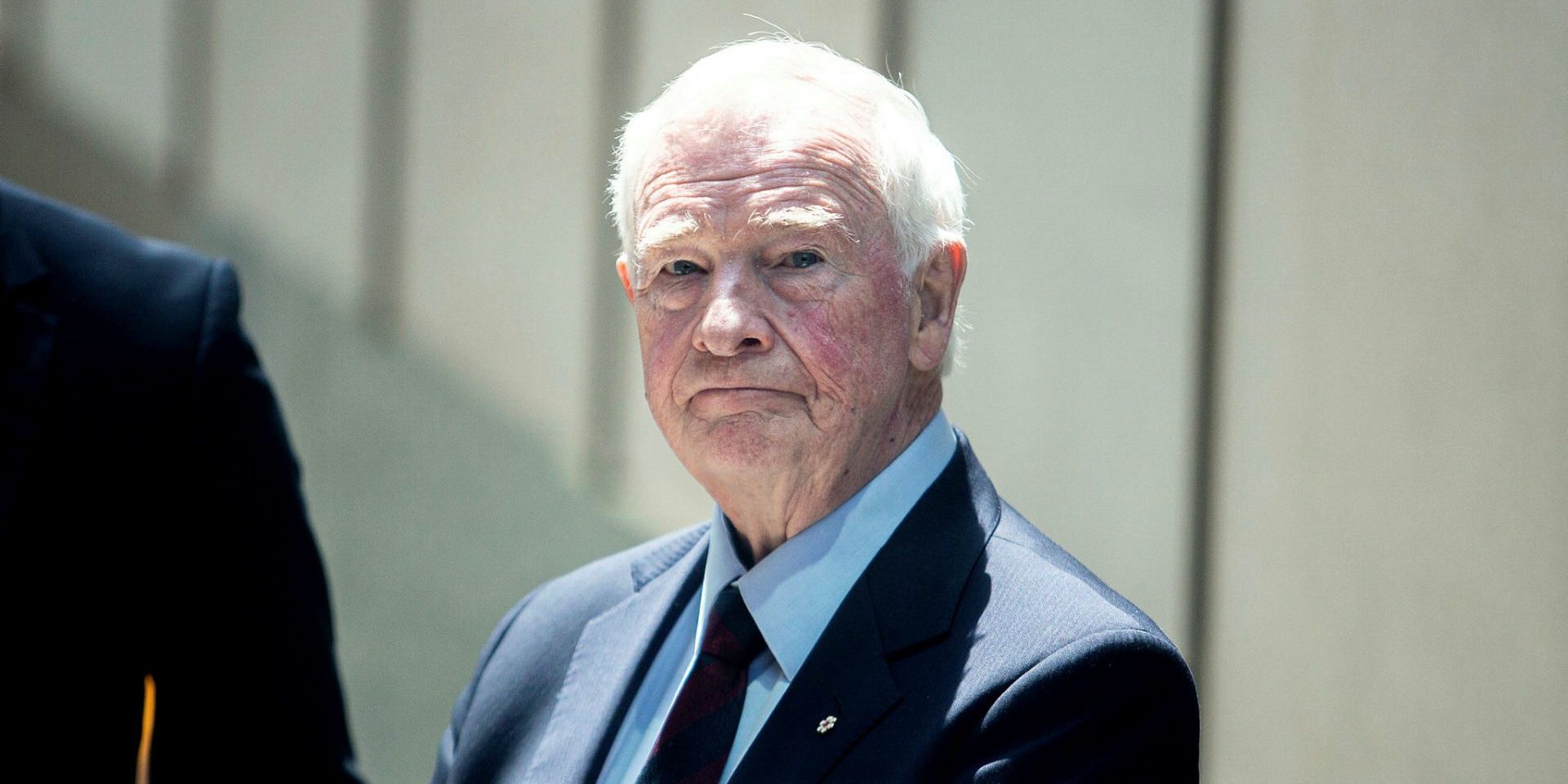 David Johnston, independent special rapporteur on foreign interference, holds a press conference in Ottawa on May 23 after presenting his first report. Andrew Meade