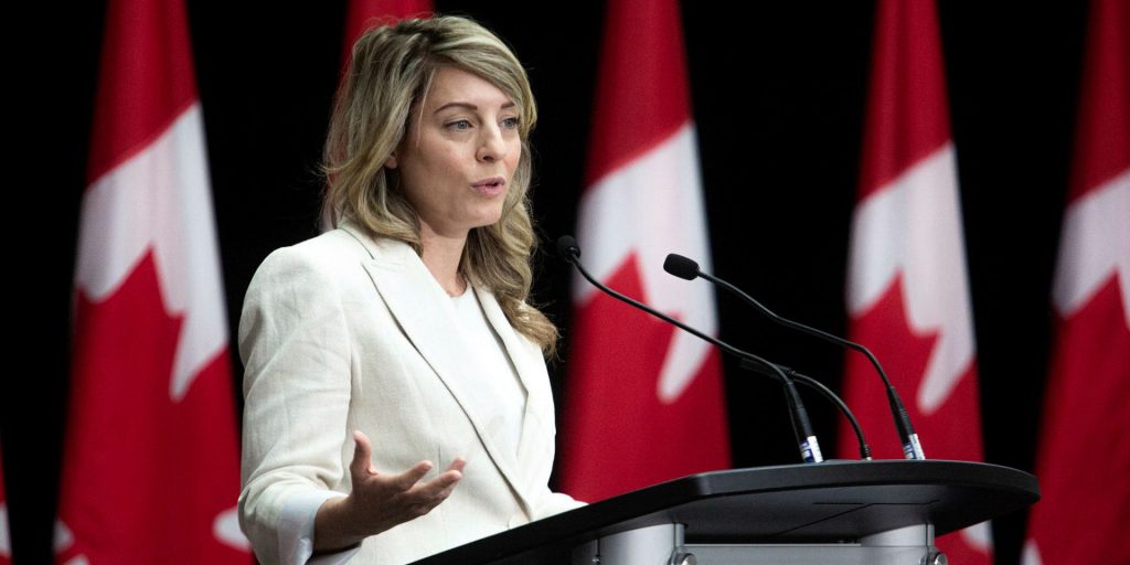 Foreign Affairs Minister Mélanie Joly