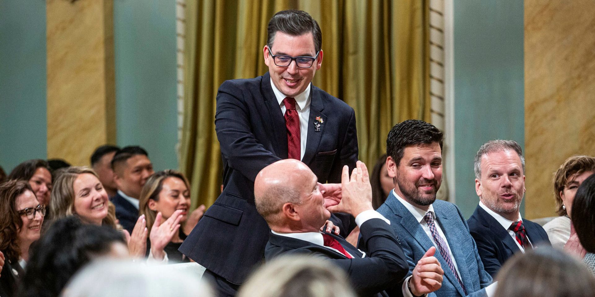 Terry Beech is sworn in as Minister of Citizens’ Services during a shuffle at Rideau Hall on July 26, 2023. Andrew Meade
