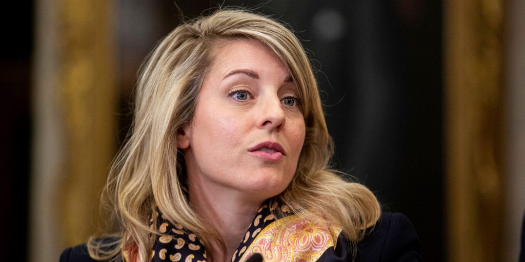 Foreign Affairs Minister Mélanie Joly