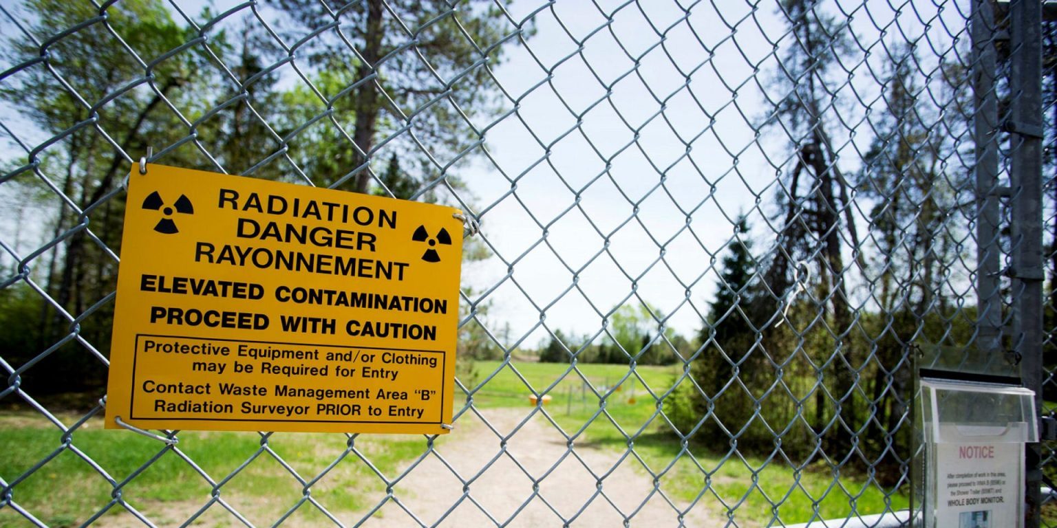 Nuclear waste site, at Chalk River, Ont.,