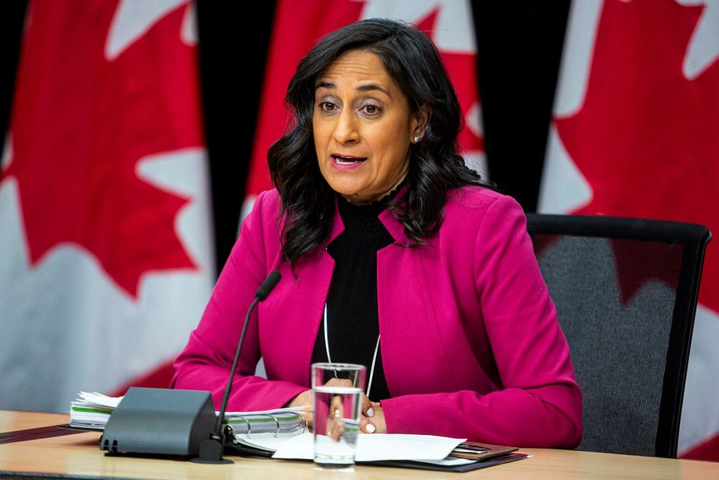Treasury Board President Anita Anand