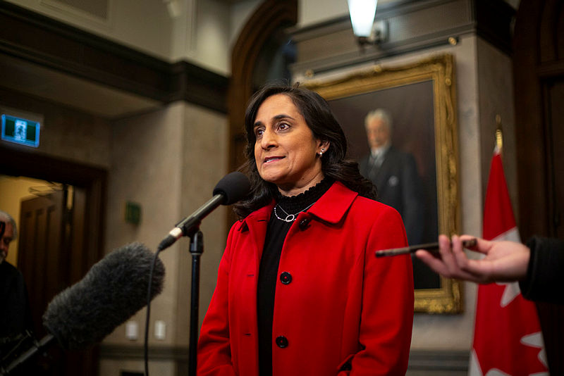 Treasury Board President Anita Anand