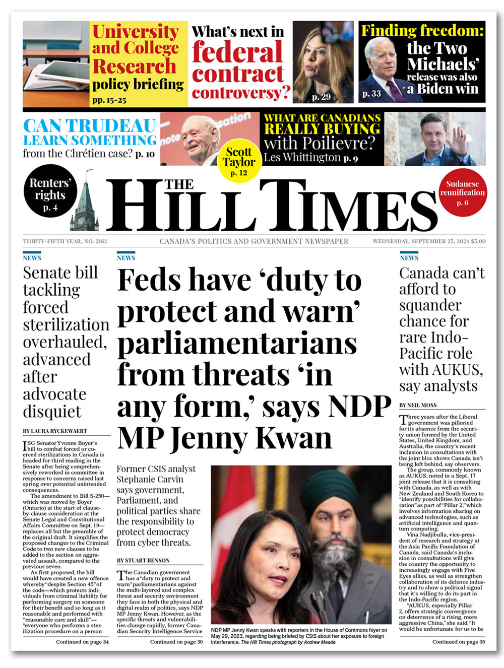 Issue The Hill Times