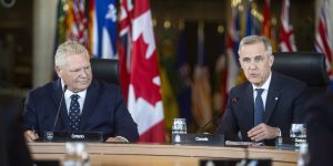 Premier Ford takes his woes to PM Carney