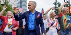Carney becomes second sitting prime minister in Canadian history to march at Pride