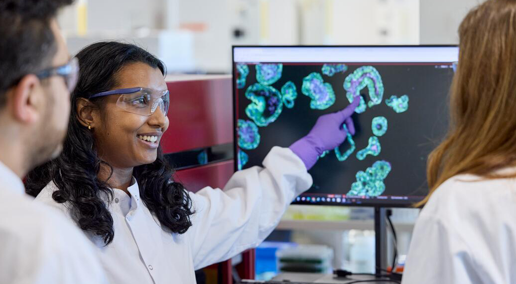 This image can be used to help tell our stories of people at work and our science.