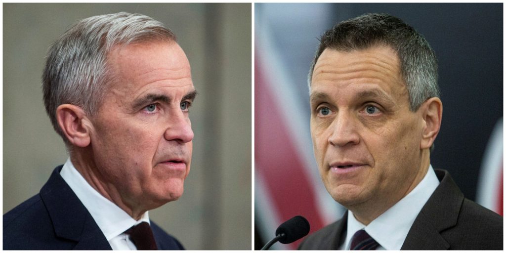 Mark Carney, Mark Sutcliffe