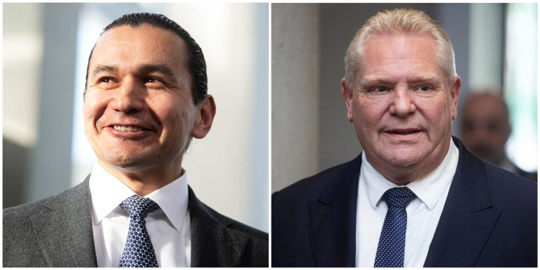 Wab Kinew, Doug Ford