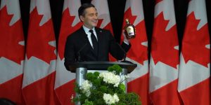 A double shot of Poilievre at the 2025 Press Gallery Dinner