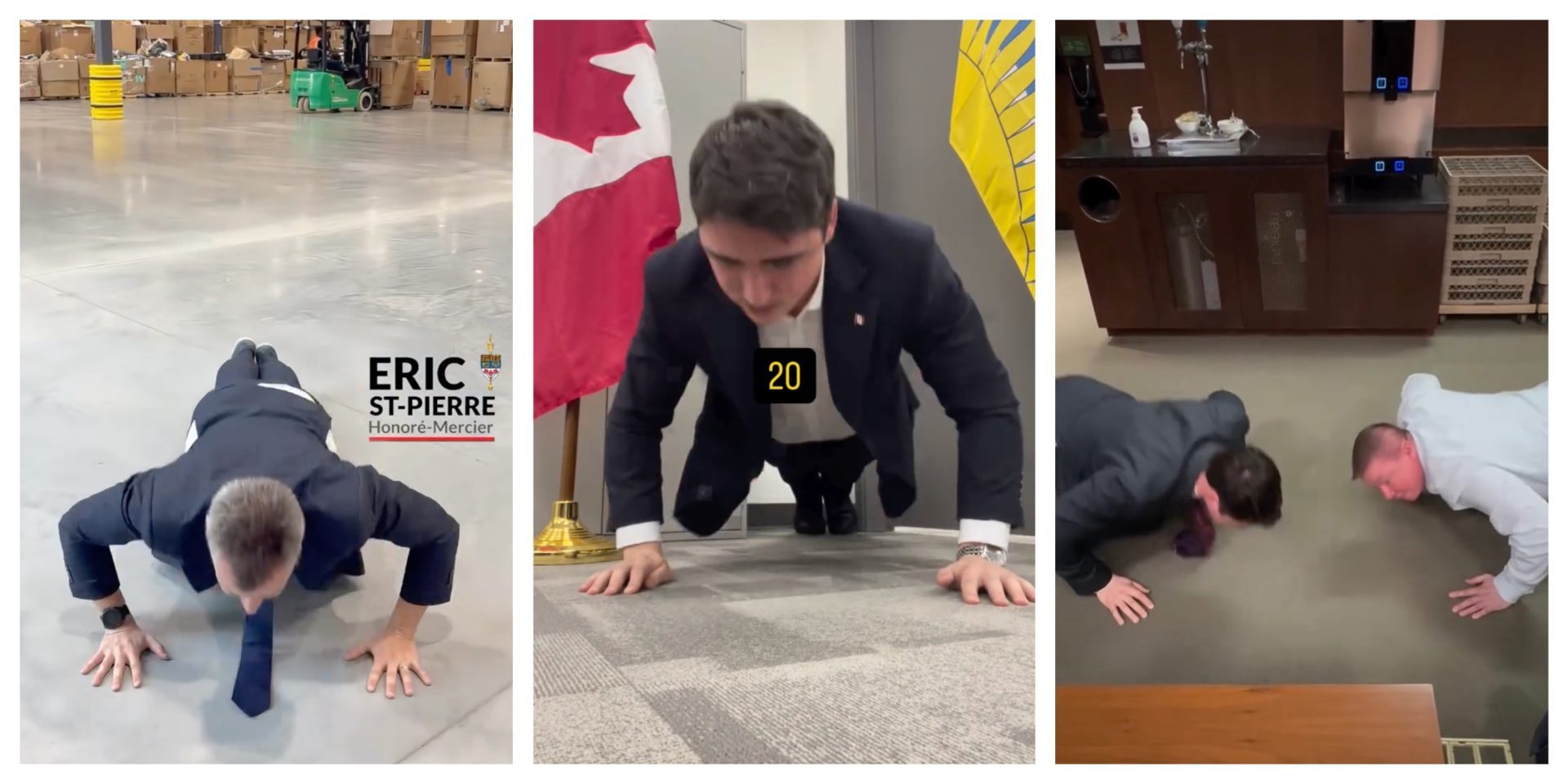 Eric St-Pierre, Jake Sawatzky, Jaime Battiste