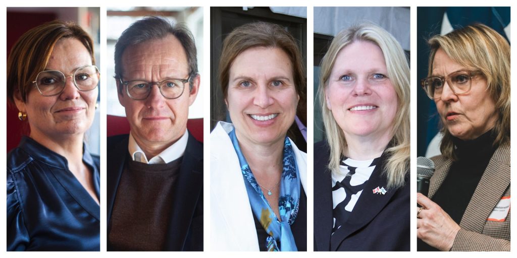 Ambassadors to Canada from Norway, Denmark, Sweden, Finland, and Iceland