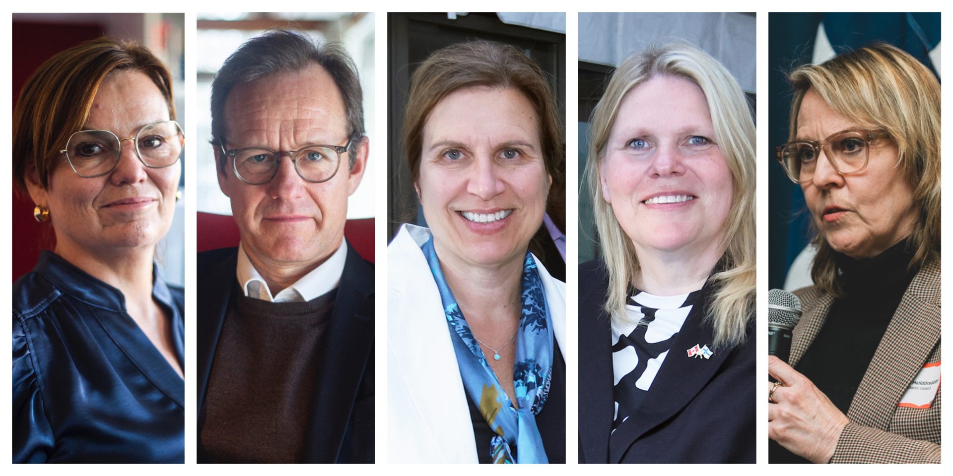 Ambassadors to Canada from Norway, Denmark, Sweden, Finland, and Iceland