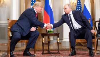 President Donald J. Trump and President Vladimir Putin of the Russian Federation | July 16, 2018. Official White House photograph by Shealah Craighead