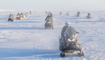 The Land Task Force company rides in formation during a presence patrol as part of Operation NANOOK-NUNALIVUT 22 on February 24, 2022.

 

Photo by: Master Corporal Jax Kennedy, Joint Task Force (North), Canadian Armed Forces photo
