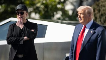Elon Musk, left, and U.S. President Donald Trump, pictured on March 11, 2025. Photograph courtesy of the White House/Flickr