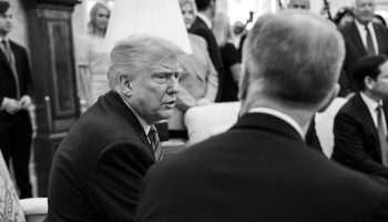 President Donald Trump meets with Canadian Prime Minister Mark Carney, Tuesday, May 6, 2025, in the Oval Office. (Official White House Photo by Daniel Torok)