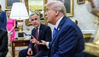Mark Carney and Donald Trump