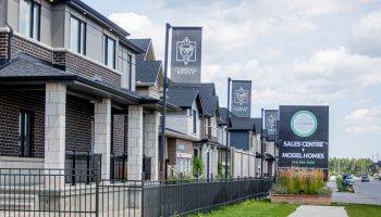 Housing construction in a Claridge Homes development at Findlay Creek in Ottawa is pictured on Aug. 22, 2023. Andrew Meade