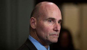 Minister of Public Services and Procurement Jean-Yves Duclos speaks with reporters before the Liberal cabinet meeting in West Block on  Oct. 24, 2023.