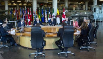 Prime Minister Mark Carney opens the First Ministers meeting at the Canadian War Museum in Ottawa on March 21, 2025. The Hill Times photograph by Andrew Meade