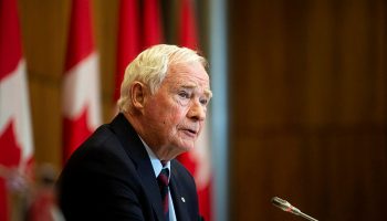 David Johnston recommened that opposition leaders look at the . The Hill Times photograph by Andrew Meade