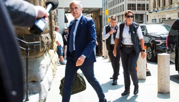 Prime Minister Mark Carney enters The Office of the Prime Minister in downtown Ottawa on Aug. 6, 2025. The Hill Times photograph by Andrew Meade