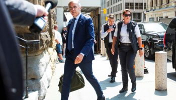 Prime Minister Mark Carney enters The Office of the Prime Minister in downtown Ottawa on Aug. 6,  2025. The Hill Times photograph by Andrew Meade