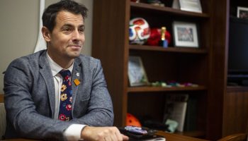 Secretary of State for Sport Adam van Koeverden sits for an interview with the Hill Times on  Dec. 10, 2025. The Hill Times photograph by Andrew Meade