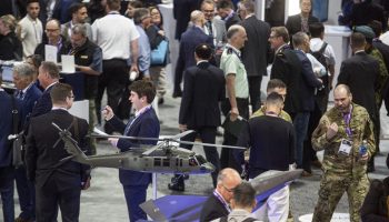Military and defence industry exhibits at CANSEC on  May 29, 2024. Andrew Meade