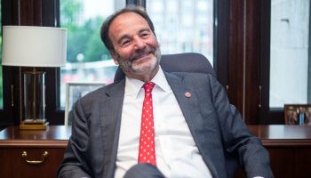 Senator Mark Gold sits for an interview with the Hill Times on June 19, 2025. The Hill Times photograph by Andrew Meade