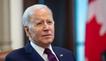U.S. President Joe Biden held a bilateral meeting with Prime Minister Justin Trudeau ahead of his address to Parliament on March 24, 2023. The Hill Times photograph by Andrew Meade