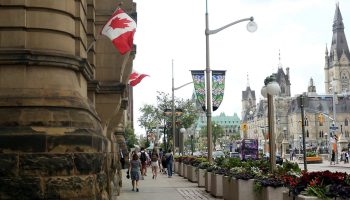 Prime Minister's Office at 80 Wellington Street on Aug 7, 2018. The Hill Times photograph by Andrew Meade
