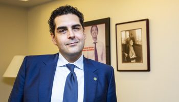 Liberal MP Vince Gasparro poses for a portrait in his office in Valour Building on Sparks Street on  Sept. 15, 2025. The Hill Times photograph by Andrew Meade
