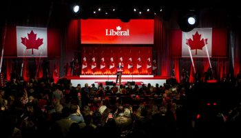 Newly elected Liberal Party leader Mark Carney addresses supporters at the Liberal Party leadership convention on March 9, 2025, after results of the election are announced. The Hill Times photograph by Andrew Meade