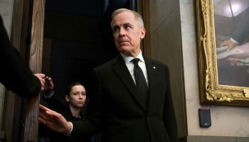 Prime Minister Mark Carney leaves the House of Commons on  Feb. 11, 2026. The Hill Times photograph by Andrew Meade
