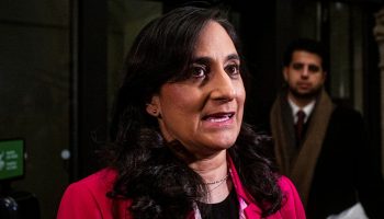 Minister of Foreign Affairs Anita Anand speaks with reporters before the Liberal cabinet meeting in West Block on  Nov. 25, 2025. The Hill Times photograph by Andrew Meade