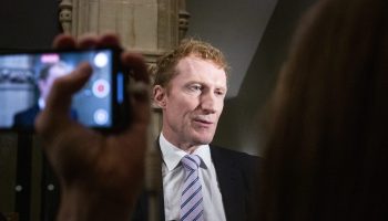 Minister of Canadian Identity and culture Marc Miller speaks with reporters before the Liberal cabinet meeting in West Block on  Dec. 2, 2025. The Hill Times photograph by Andrew Meade