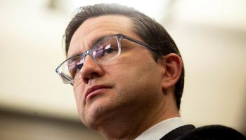 Conservative leader Pierre Poilievre holds a press conference on  May 16, to criticize the government’s bail reform policy. Andrew Meade