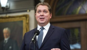 Conservative House Leader Andrew Scheer speaks with reporters in the House of Commons foyer before Question Period on  Jan. 26, 2026. The Hill Times photograph by Andrew Meade