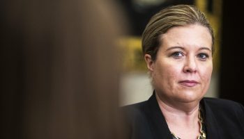 Conservative MP Michelle Rempel Garner holds a press conference in the House of Commons foyer on Aug. 13,  2025, to speak about her upcoming private members bill that would end the practice of judges considering a non-citizen’s immigration status in sentencing. The Hill Times photograph by Andrew Meade