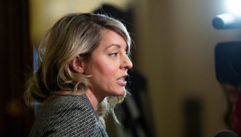 Minister of Industry and Minister responsible for Canada Economic Development for Quebec Regions Mélanie Joly speaks with reporters before the Liberal cabinet meeting in West Block on  Feb. 3, 2026. The Hill Times photograph by Andrew Meade