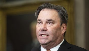 NDP Interim Party Leader Don Davies holds a press conference in the at House of Commons foyer before Question Period on  Sept. 23, 2025. The Hill Times photograph by Andrew Meade
