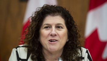 6L8A5134 Auditor General Karen Hogan holds a press conference in the National Press Theatre on  Oct. 21, 2025. The Hill Times photograph by Andrew Meade