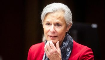 Committee chair Senator Lucie Moncion attends the Senate Standing Committee on Internal Economy, Budgets and Administration meeting on Oct. 23, 2025. The Hill Times photograph by Andrew Meade